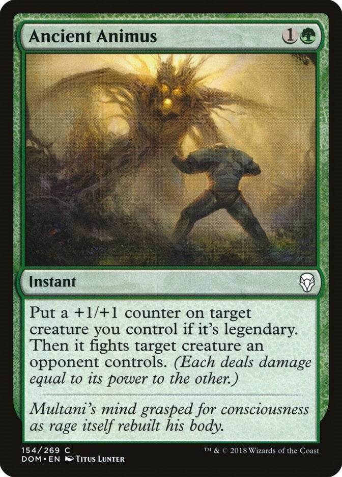Image for Ancient Animus (154) (Dominaria) - Magic: The Gathering