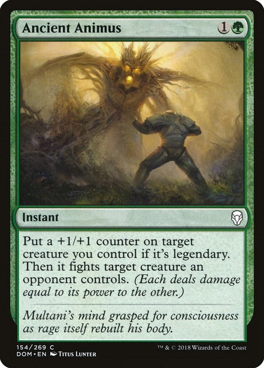 Image for Ancient Animus (154) (Dominaria) - Magic: The Gathering