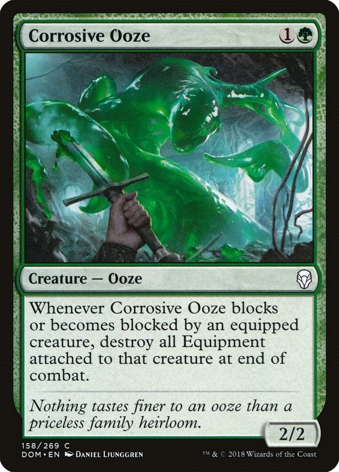 Image for Corrosive Ooze (158) (Dominaria) - Magic: The Gathering