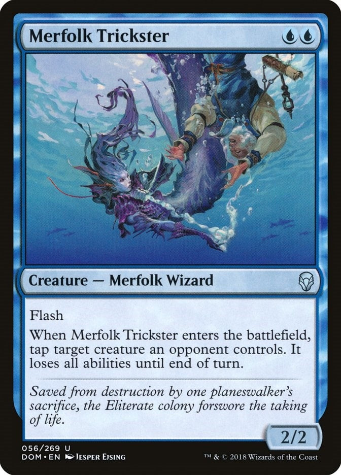 Image for Merfolk Trickster (56) (Dominaria) - Magic: The Gathering