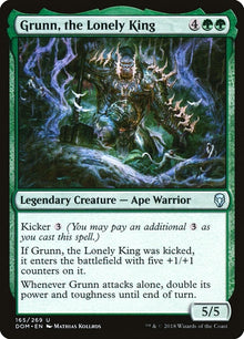 Image for Grunn, the Lonely King (165) (Dominaria) - Magic: The Gathering