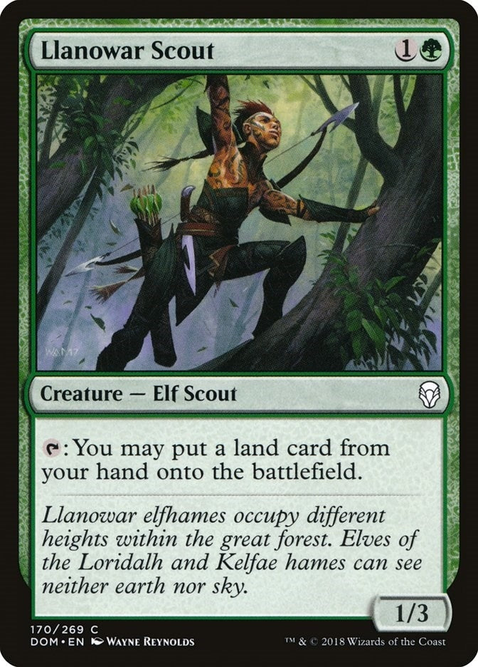 Llanowar Scout (170) (Dominaria)