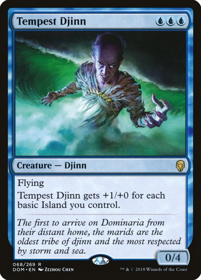Image for Tempest Djinn (68) (Dominaria) - Magic: The Gathering