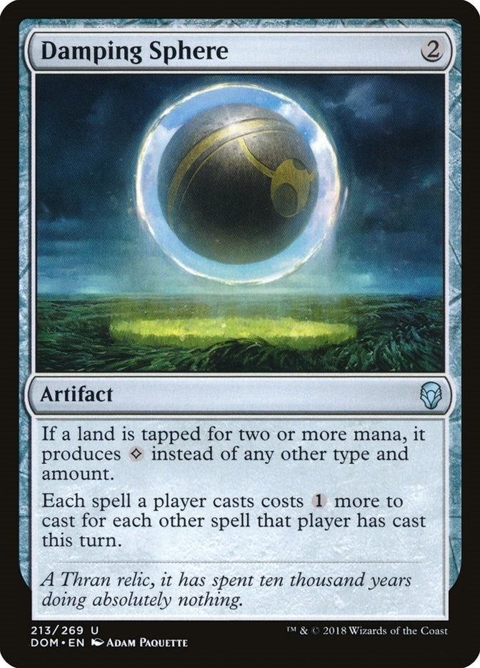 Image for Damping Sphere (213) (Dominaria) - Magic: The Gathering