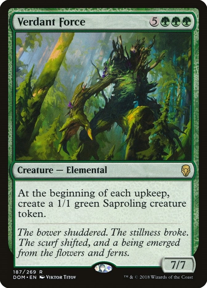 Image for Verdant Force (187) (Dominaria) - Magic: The Gathering