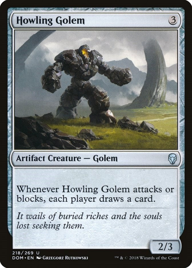 Image for Howling Golem (218) (Dominaria) - Magic: The Gathering