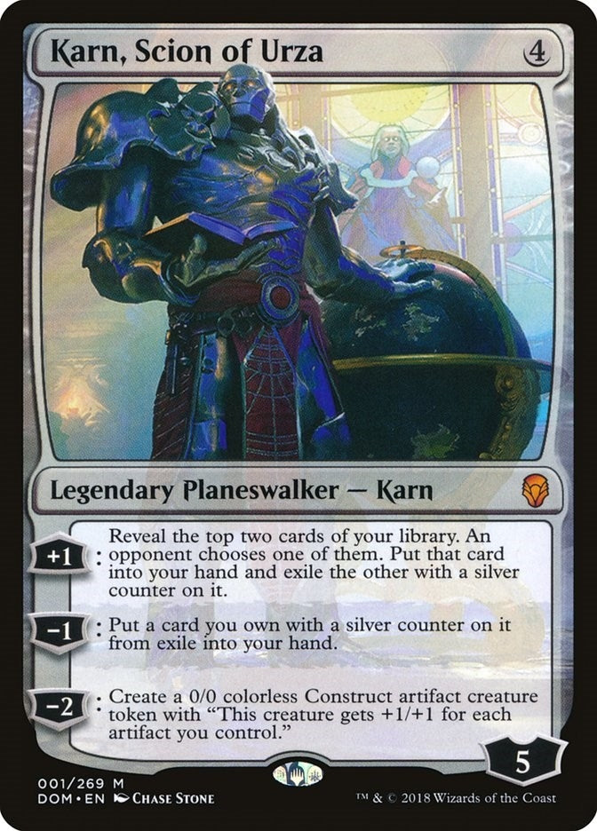 Image for Karn, Scion of Urza (1) (Dominaria) - Magic: The Gathering