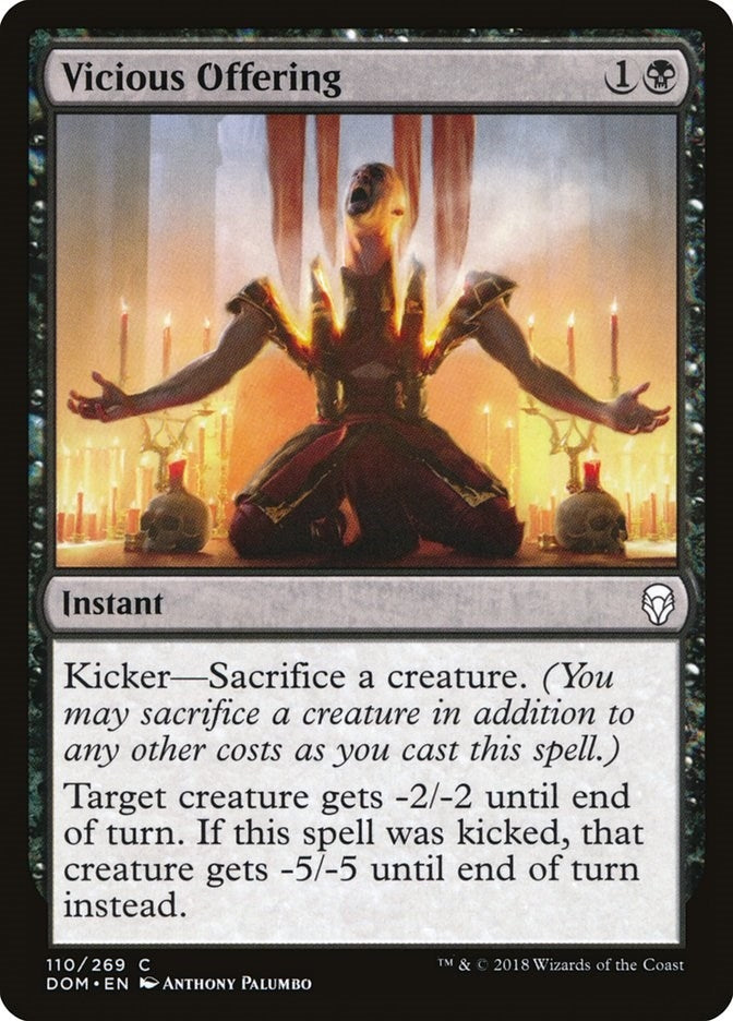 Vicious Offering (110) (Dominaria)