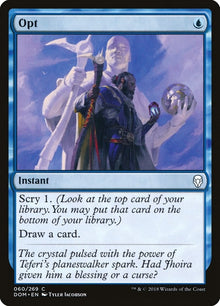 Image for Opt (60) (Dominaria) - Magic: The Gathering
