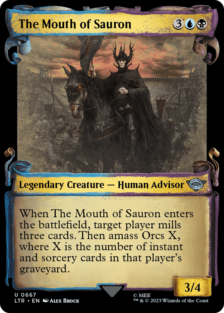 The Mouth of Sauron (Showcase Scrolls) (667) (LTR)