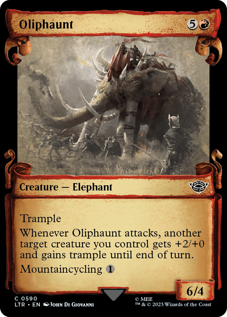 Oliphaunt (Showcase Scrolls) (590) (LTR)