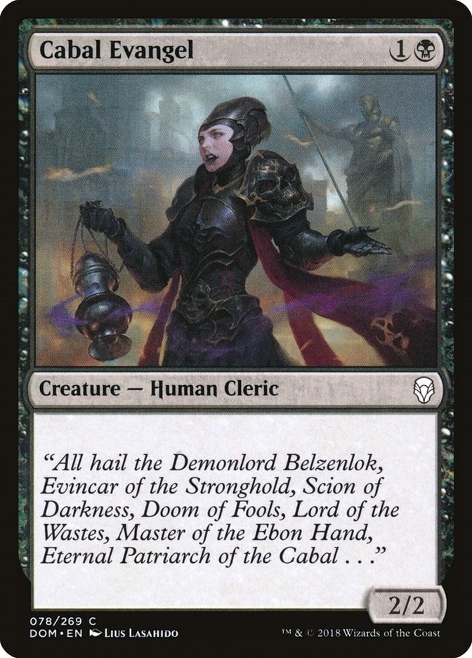 Cabal Evangel (78) (Dominaria)