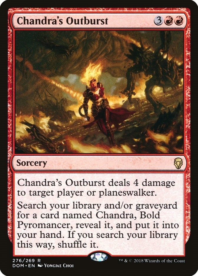 Image for Chandra's Outburst (276) (Dominaria) - Magic: The Gathering