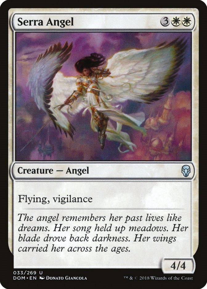 Image for Serra Angel (33) (Dominaria) - Magic: The Gathering
