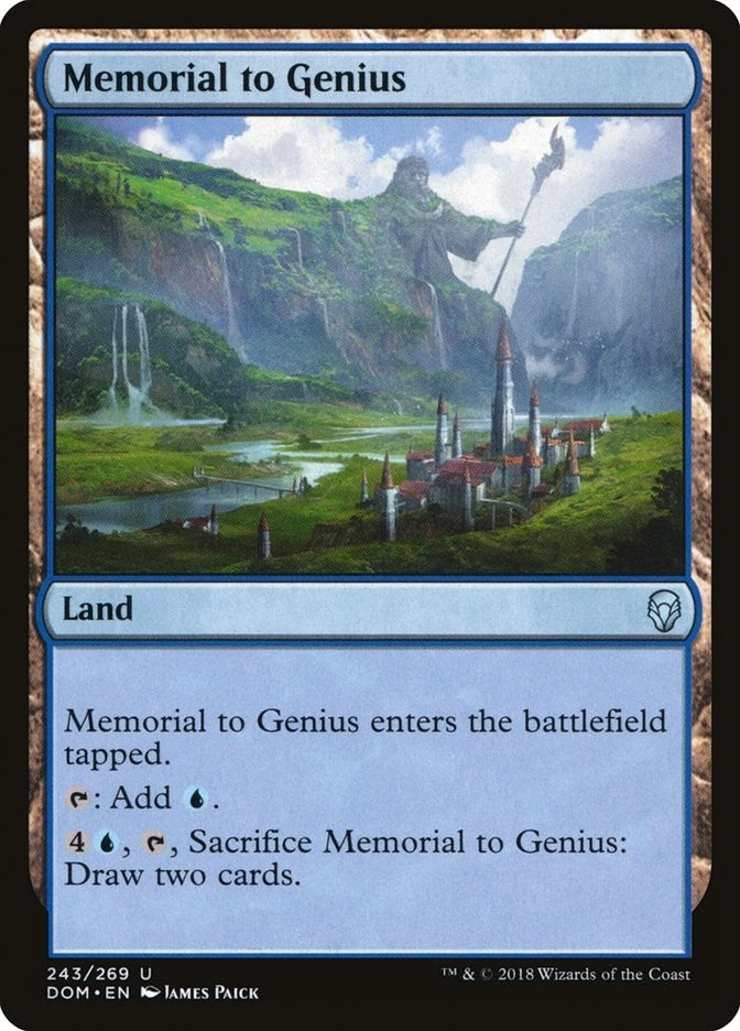 Image for Memorial to Genius (243) (Dominaria) - Magic: The Gathering