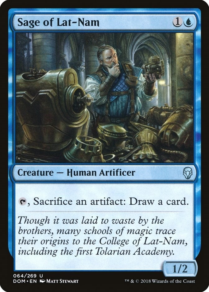Image for Sage of Lat-Nam (64) (Dominaria) - Magic: The Gathering