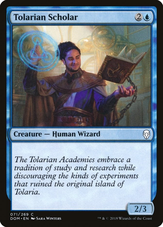Tolarian Scholar (71) (Dominaria)