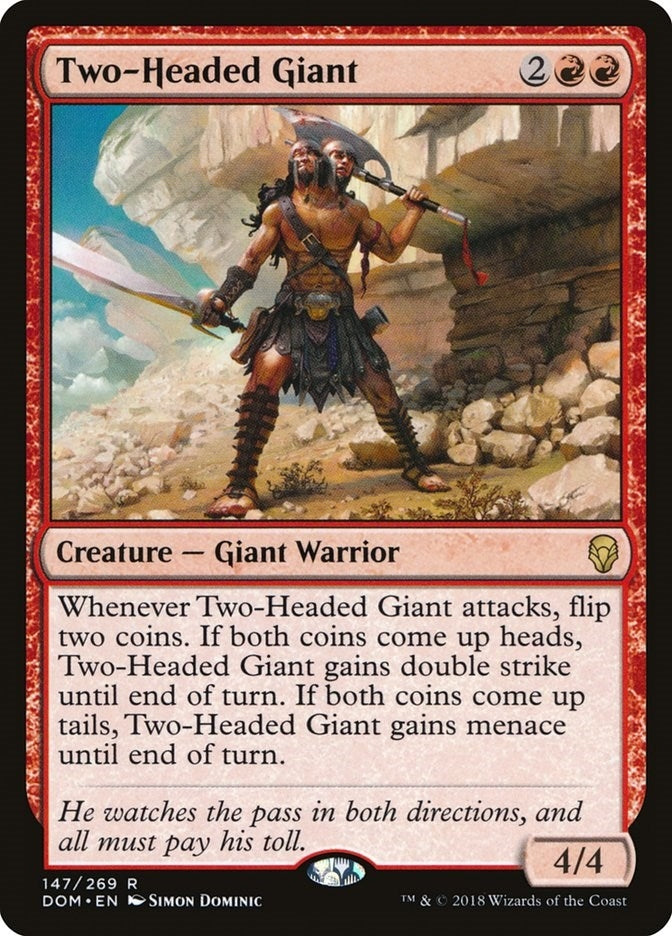Image for Two-Headed Giant (147) (Dominaria) - Magic: The Gathering