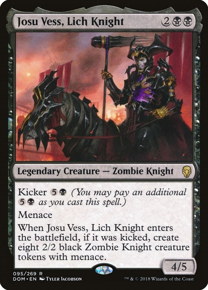 Image for Josu Vess, Lich Knight (95) (Dominaria) - Magic: The Gathering