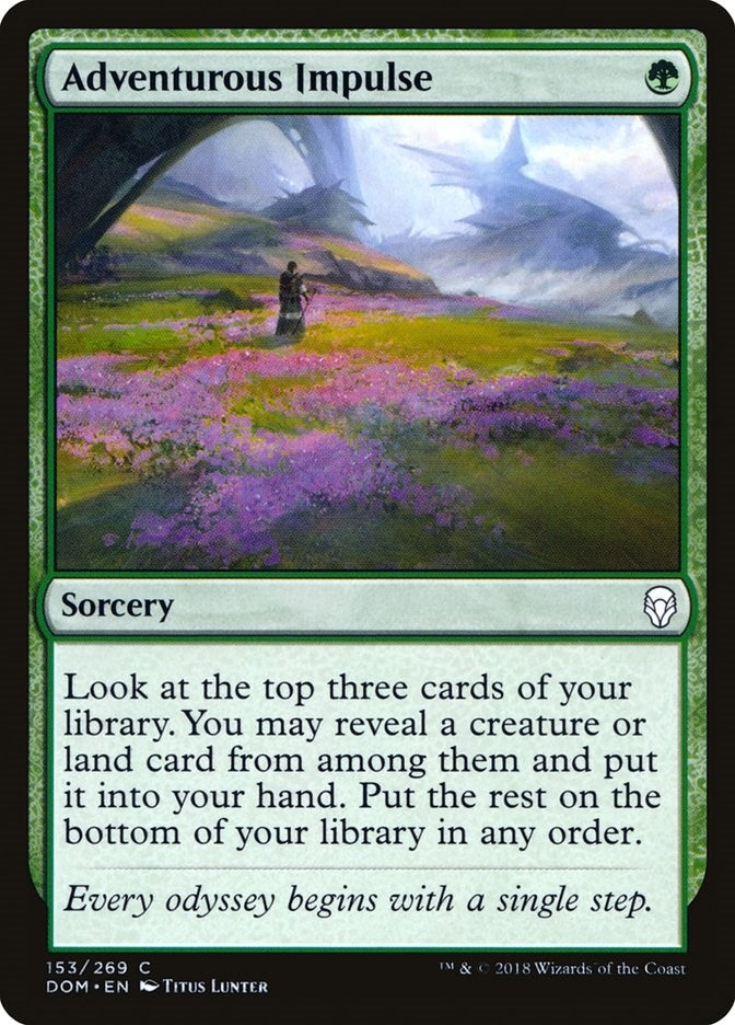Image for Adventurous Impulse (153) (Dominaria) - Magic: The Gathering