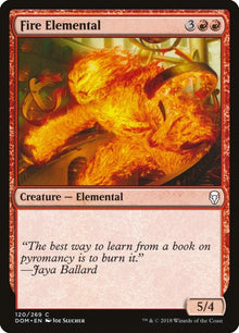 Image for Fire Elemental (120) (Dominaria) - Magic: The Gathering
