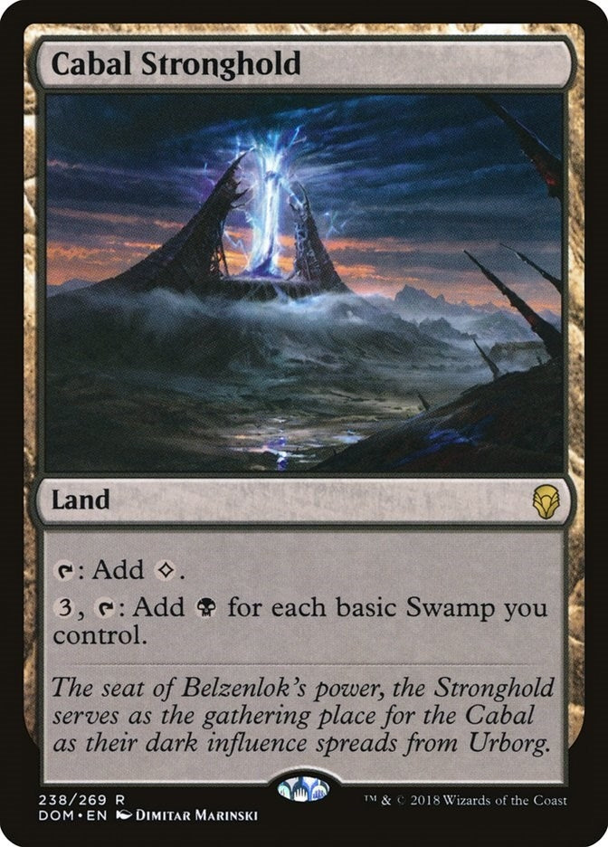 Image for Cabal Stronghold (238) (Dominaria) - Magic: The Gathering