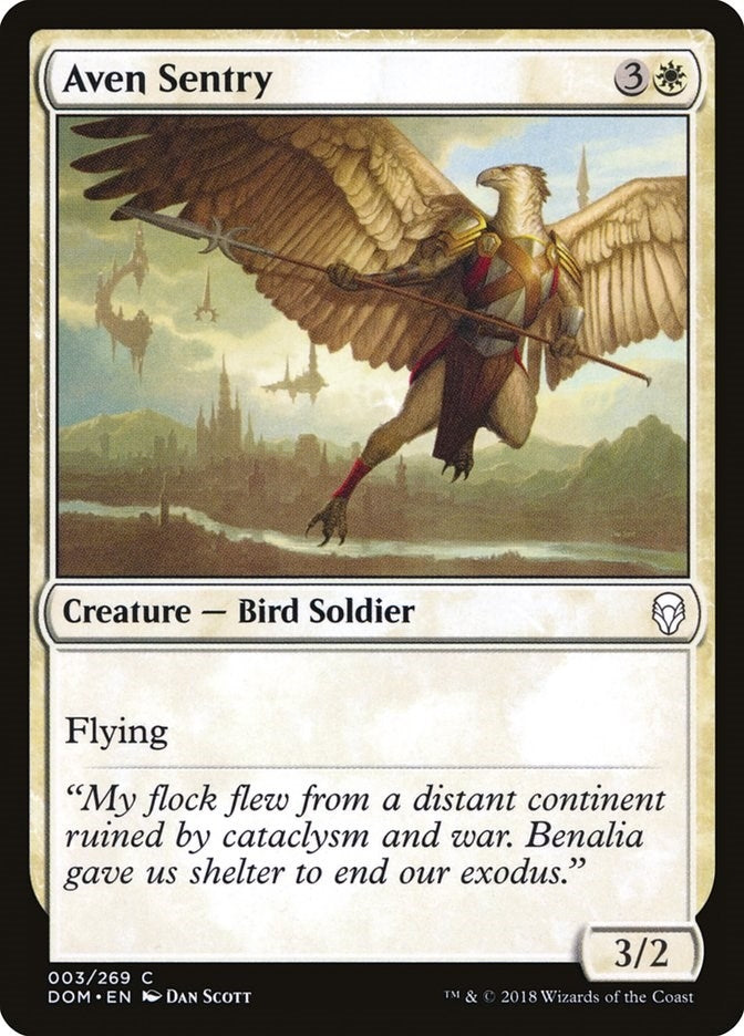 Aven Sentry (3) (Dominaria)