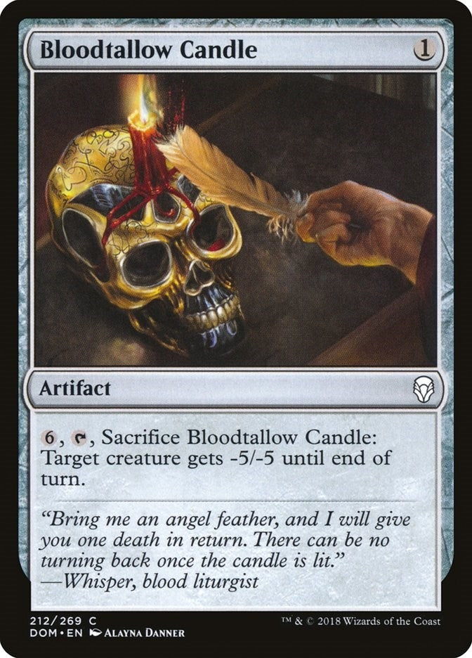 Image for Bloodtallow Candle (212) (Dominaria) - Magic: The Gathering