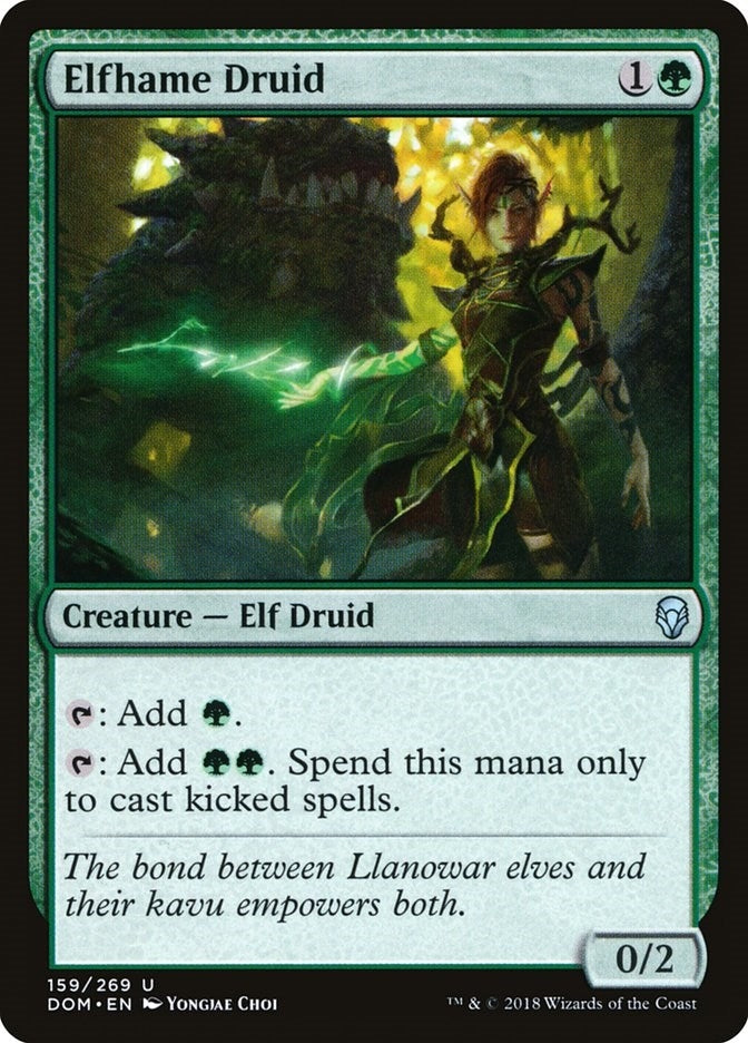 Image for Elfhame Druid (159) (Dominaria) - Magic: The Gathering