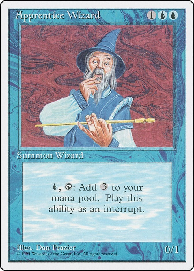 Image for Apprentice Wizard (Fourth Edition) - Magic: The Gathering