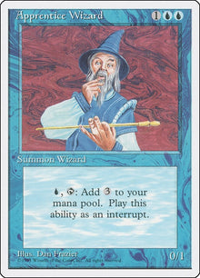 Image for Apprentice Wizard (Fourth Edition) - Magic: The Gathering