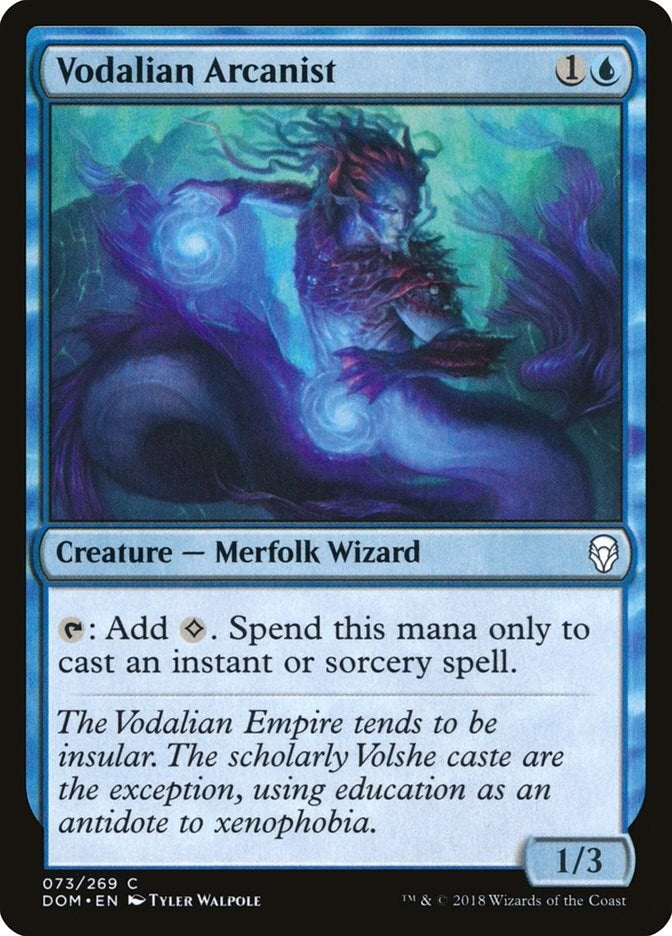 Image for Vodalian Arcanist (73) (Dominaria) - Magic: The Gathering