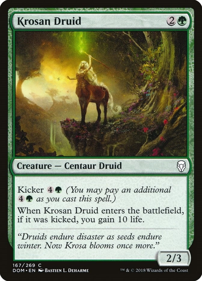 Image for Krosan Druid (167) (Dominaria) - Magic: The Gathering