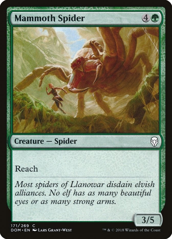 Image for Mammoth Spider (171) (Dominaria) - Magic: The Gathering