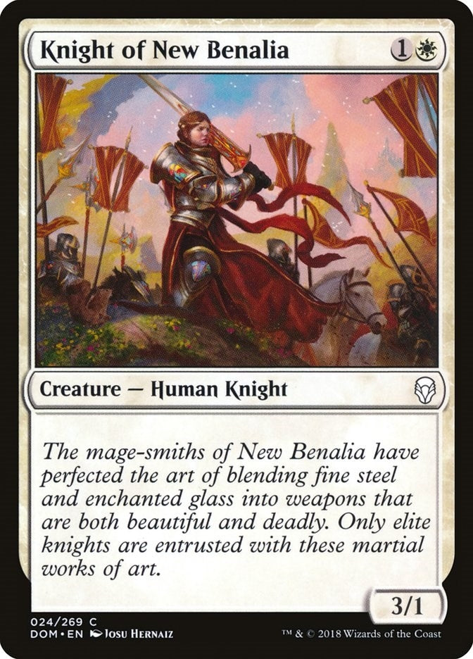 Image for Knight of New Benalia (24) (Dominaria) - Magic: The Gathering