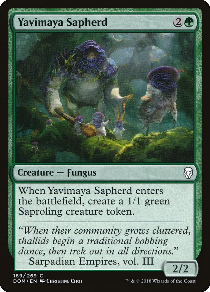 Image for Yavimaya Sapherd (189) (Dominaria) - Magic: The Gathering