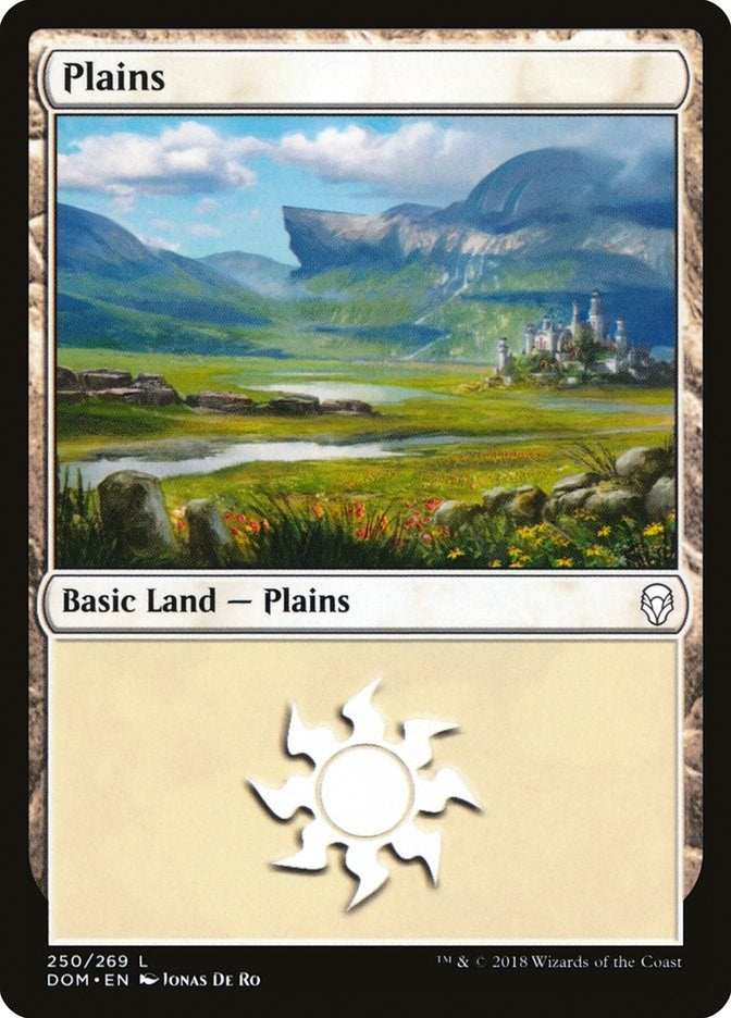 Image for Plains (250) (250) (Dominaria) - Magic: The Gathering
