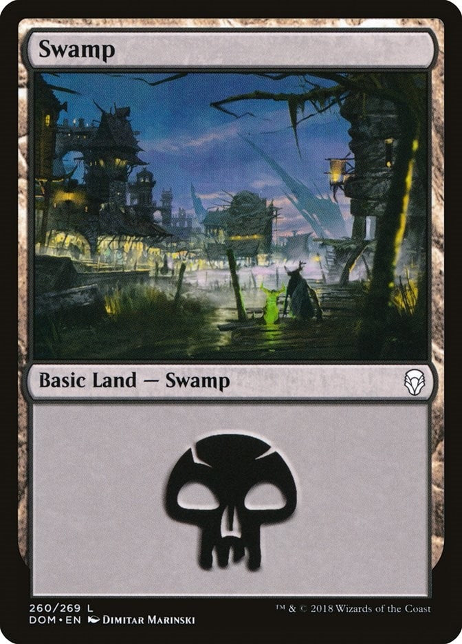 Image for Swamp (260) (260) (Dominaria) - Magic: The Gathering