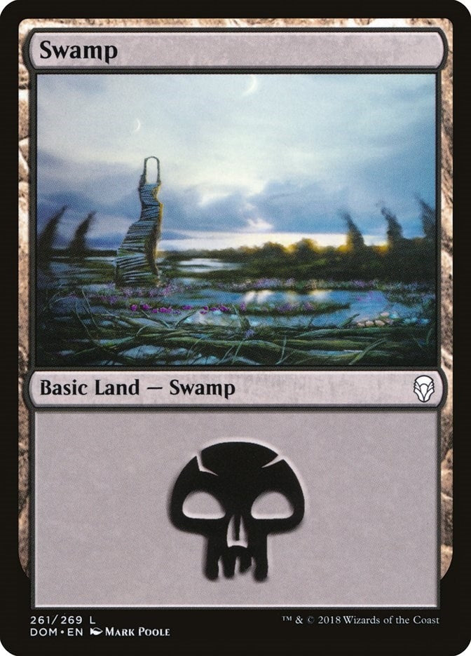Image for Swamp (261) (261) (Dominaria) - Magic: The Gathering