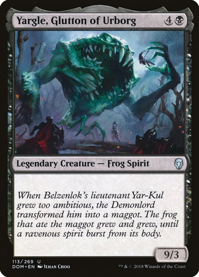 Image for Yargle, Glutton of Urborg (113) (Dominaria) - Magic: The Gathering