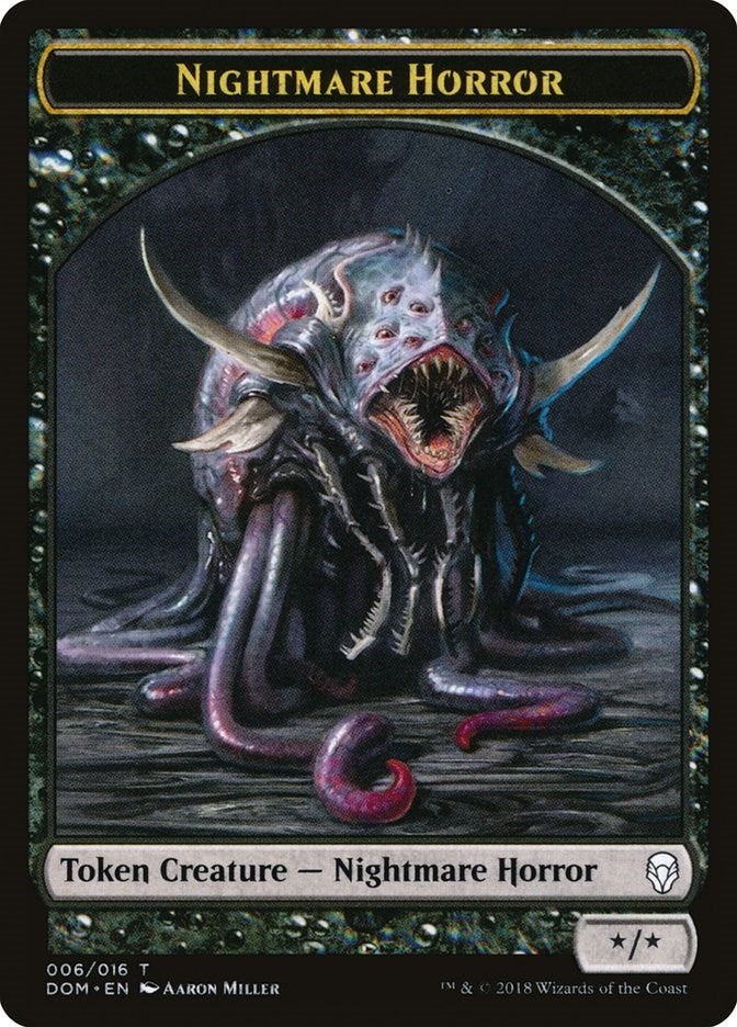 Image for Nightmare Horror Token (6) (Dominaria) - Magic: The Gathering