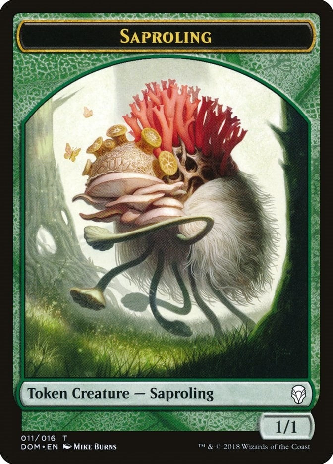 Image for Saproling Token (011) (11) (Dominaria) - Magic: The Gathering