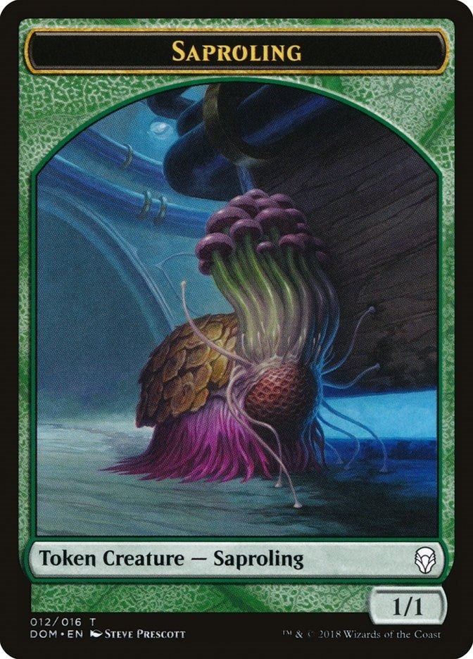 Image for Saproling Token (012) (12) (Dominaria) - Magic: The Gathering