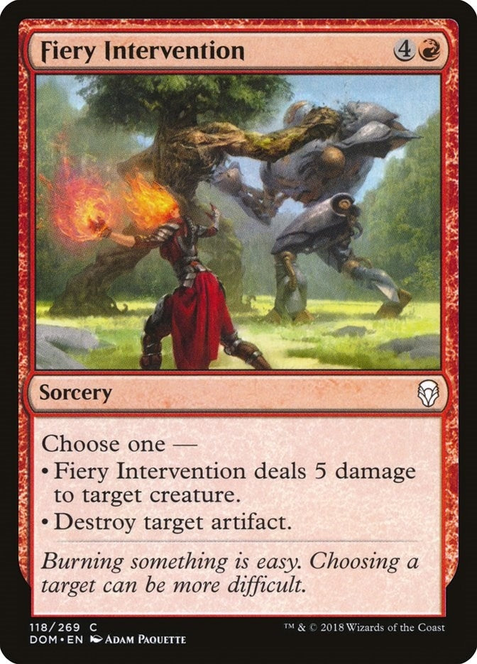 Fiery Intervention (118) (Dominaria)