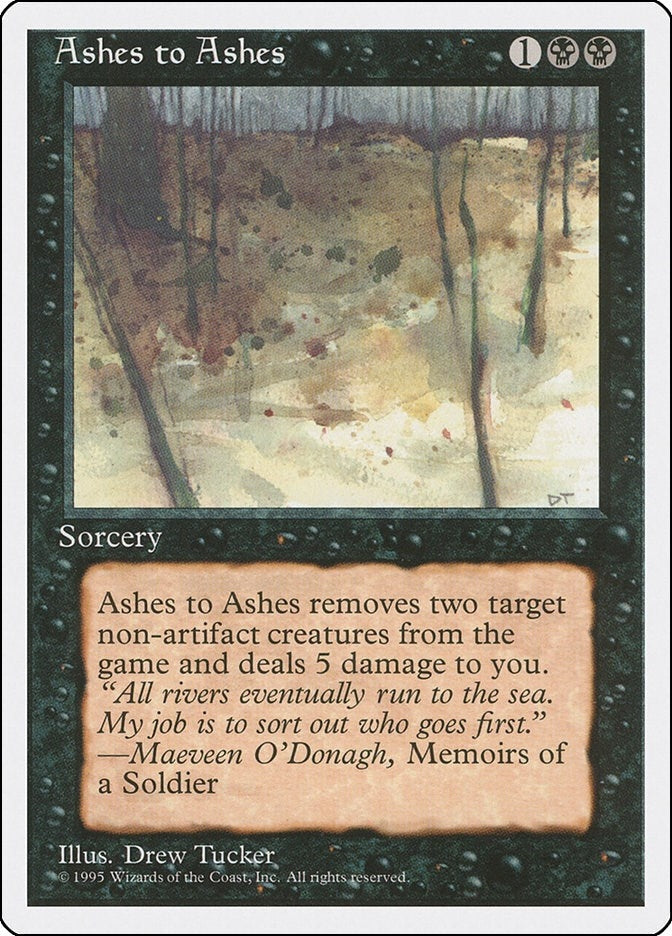 Image for Ashes to Ashes (Fourth Edition) - Magic: The Gathering