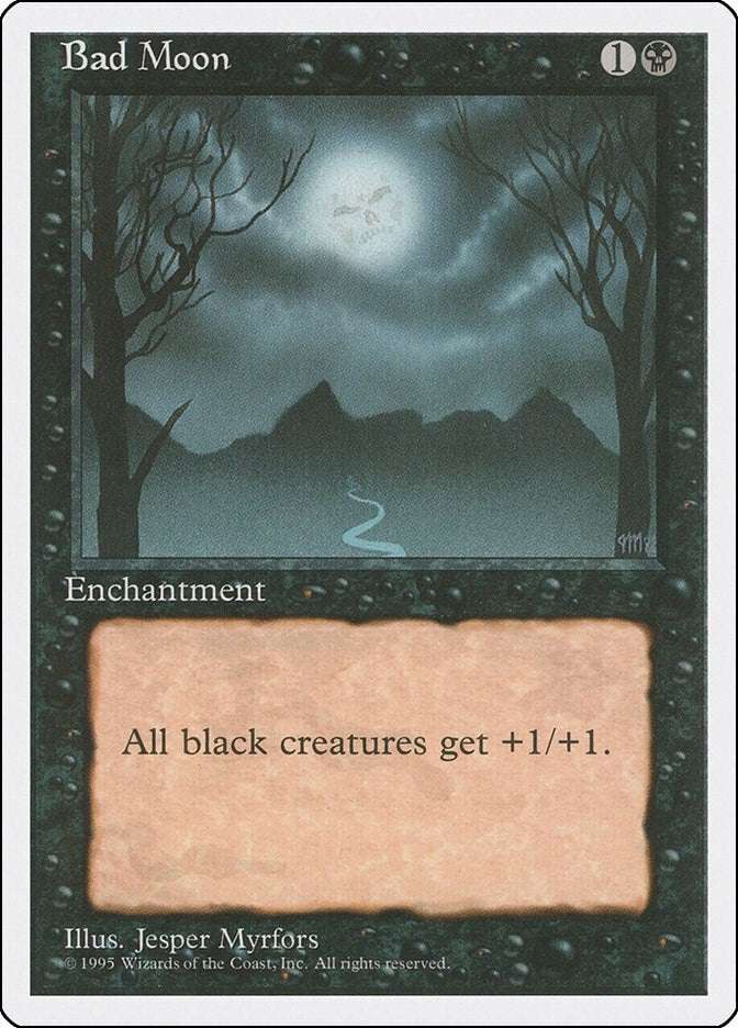 Image for Bad Moon (Fourth Edition) - Magic: The Gathering