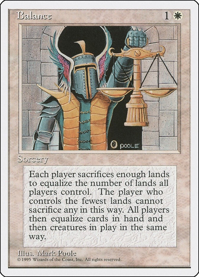 Image for Balance (256) (Fourth Edition) - Magic: The Gathering