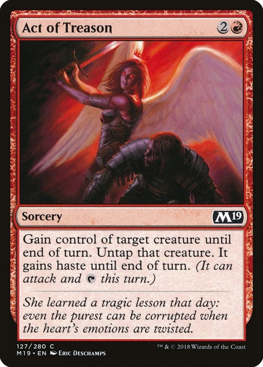 Image for Act of Treason (127) (Core Set 2019) - Magic: The Gathering