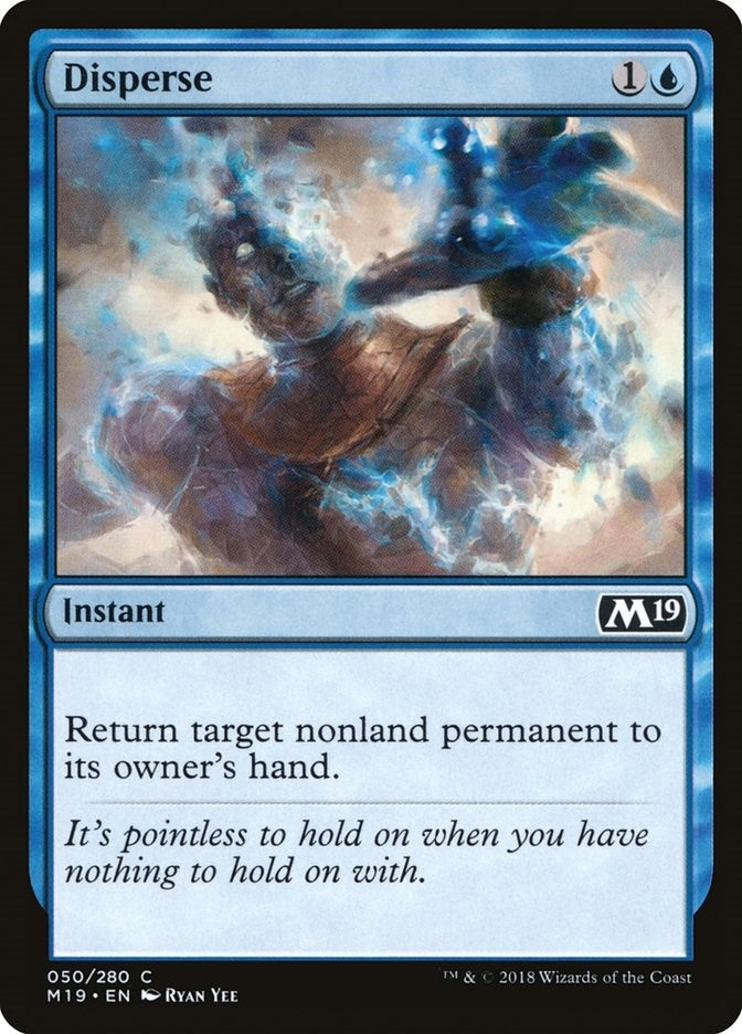 Image for Disperse (50) (Core Set 2019) - Magic: The Gathering