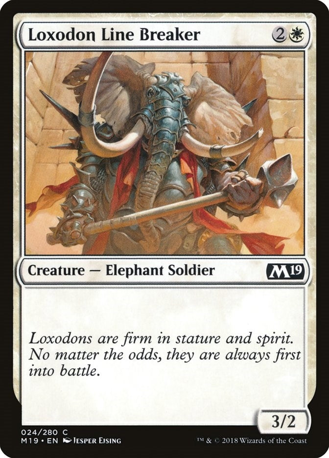 Loxodon Line Breaker (24) (Core Set 2019)
